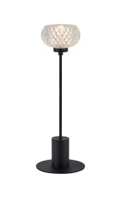 Wade Satin Black Table Lamps Deco Armed Table Lamps